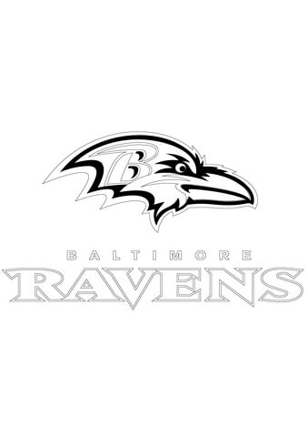 Baltimore Ravens  Coloring Page